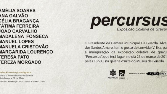 Exposição Percursos - Museu da Guarda - 23 Março 2018