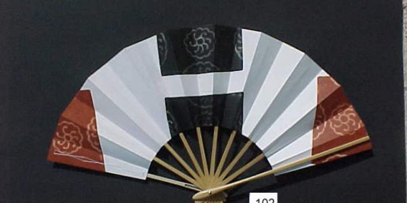 Richard de Luchi, Exposição itinerante de leques japoneses de abrir, em papel gravado