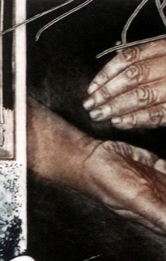 Visão - Hei-de pegar nos meus olhos, deitá-los num mar sem fundo (pormenor) · água- forte, água tinta e verniz mole · 39,5 x 50,0cm