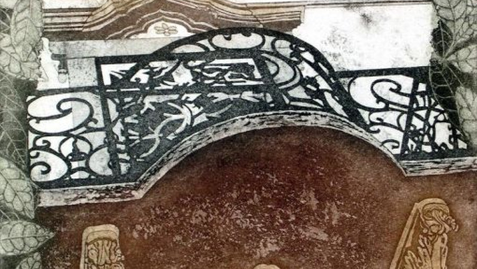 Viver em Santiago · água-forte e água tinta · 2000 · 24,5 x 29,0cm