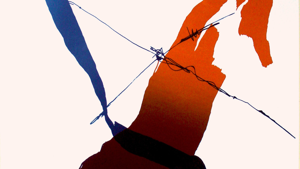 planar a esmo sobre a floresta · serigrafia · 2008 · 49 x 35