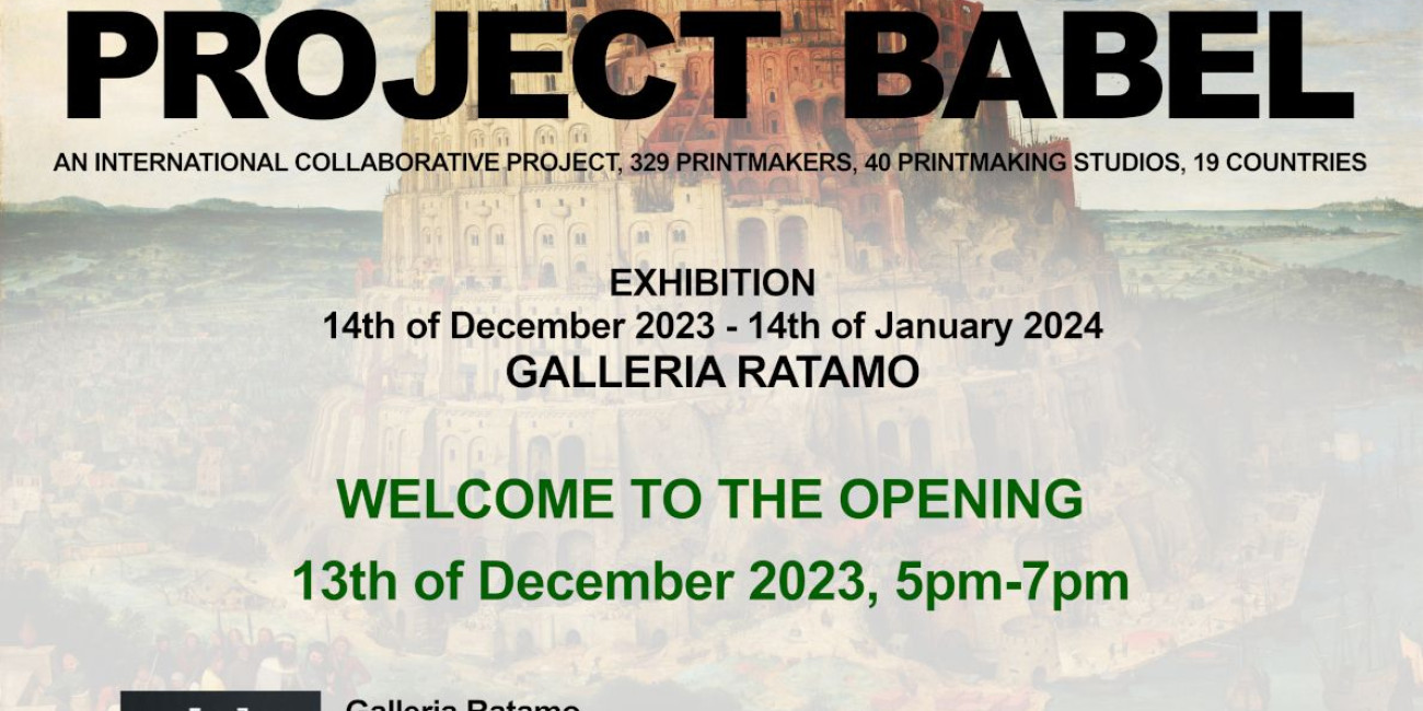 4 invitation project babel exhibition opening